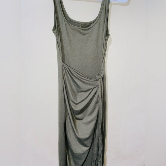 LILAC CROCHET, WRAP TIE, BLACK/ GRAY BODYCON - Picture 13 of 17